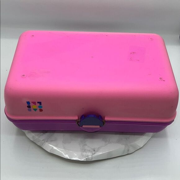CABOODLES Vintage Purple and Pink Makeup Case - Picture 8 of 8